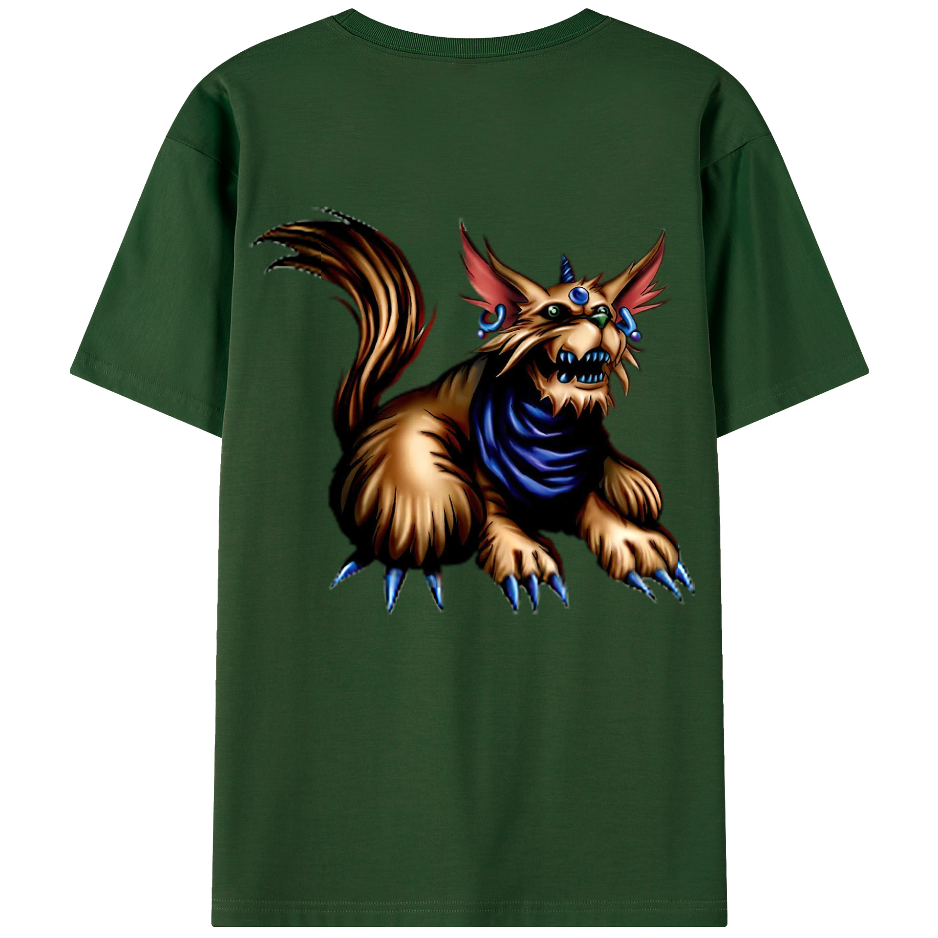 （画像用） 遊☆戯☆王 Yu-Gi-Oh! 綿100％半袖Tシャツ（背面プリント）